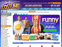 Tablet Screenshot of findcostume.com